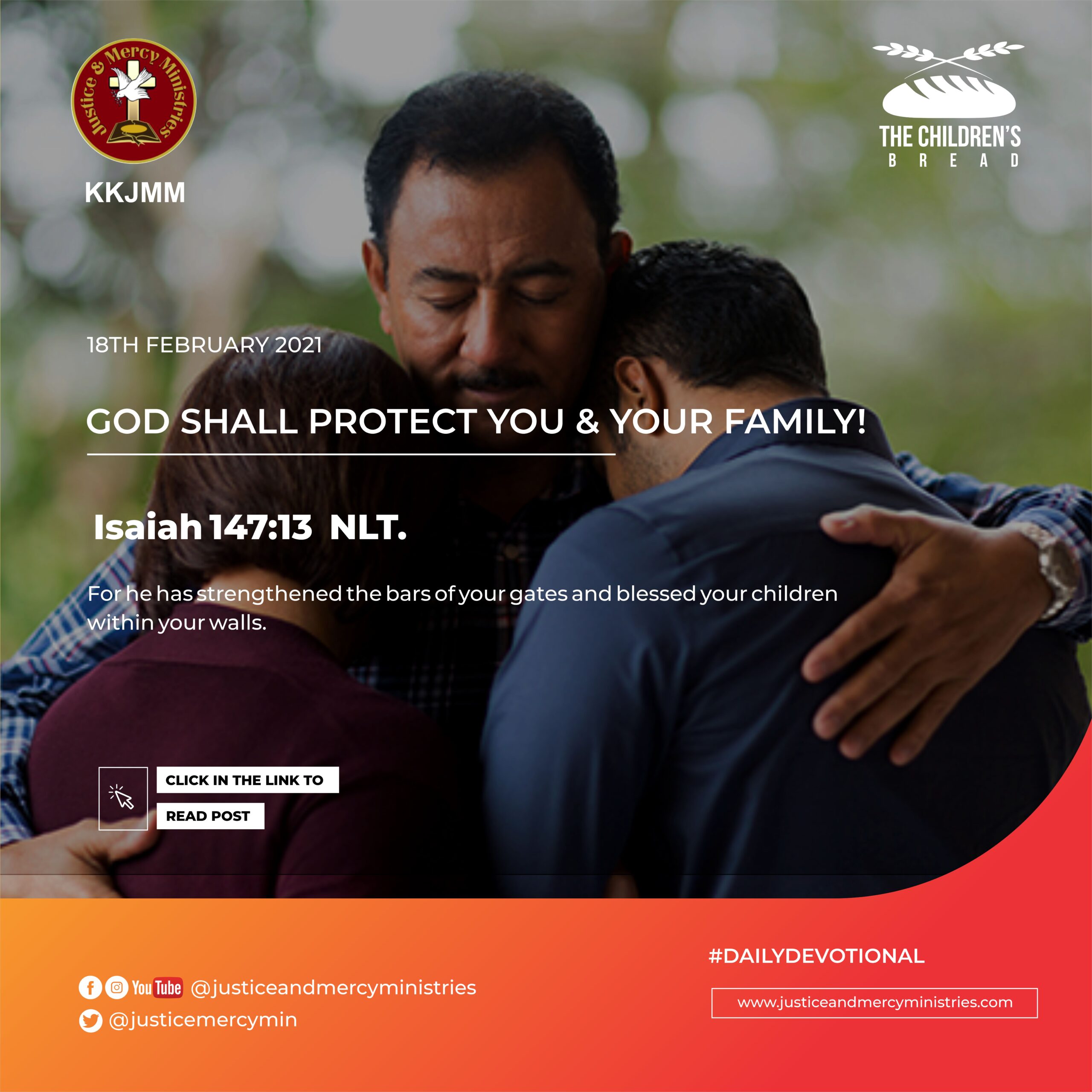 GOD SHALL PROTECT YOU & YOUR FAMILY!