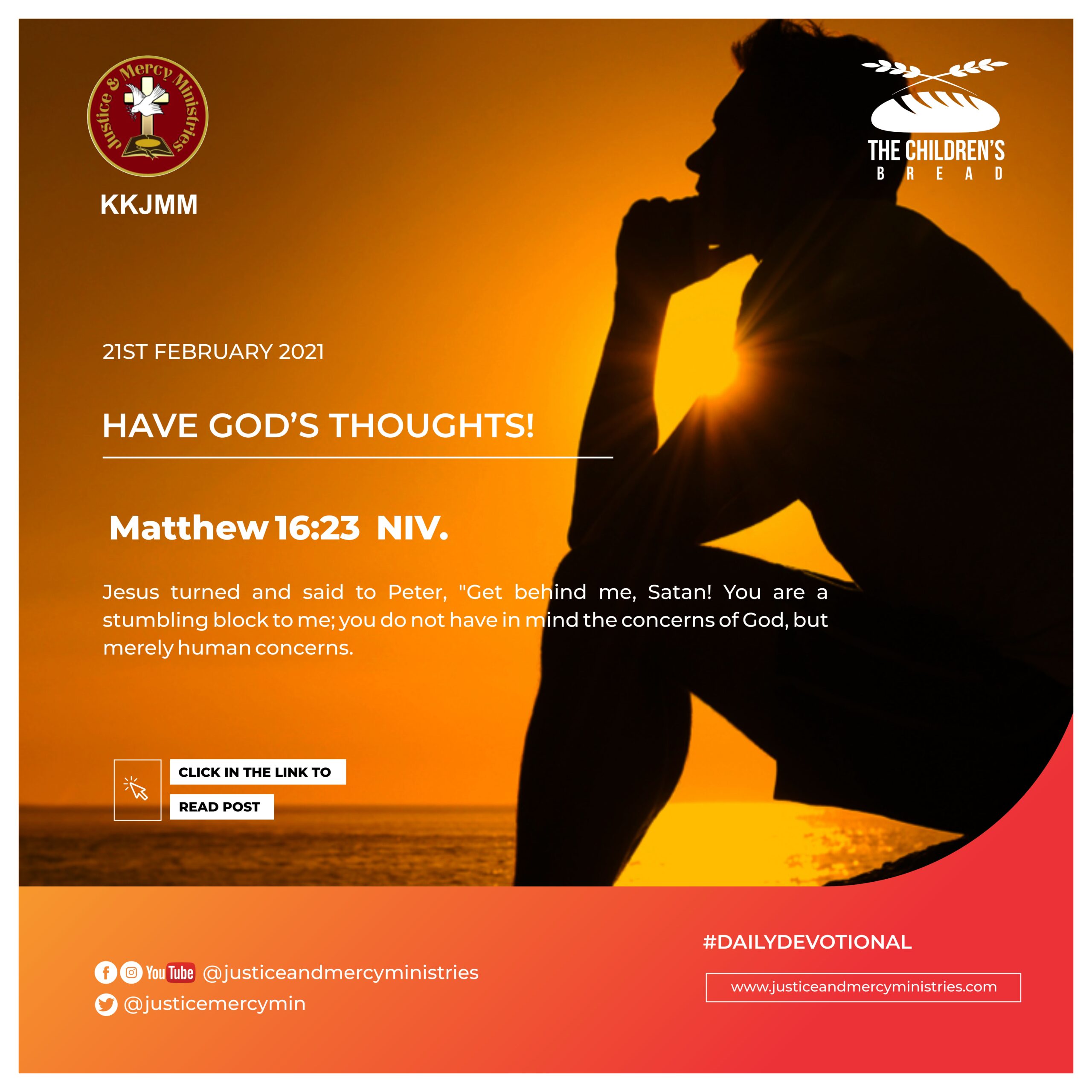 HAVE GOD’S THOUGHTS!