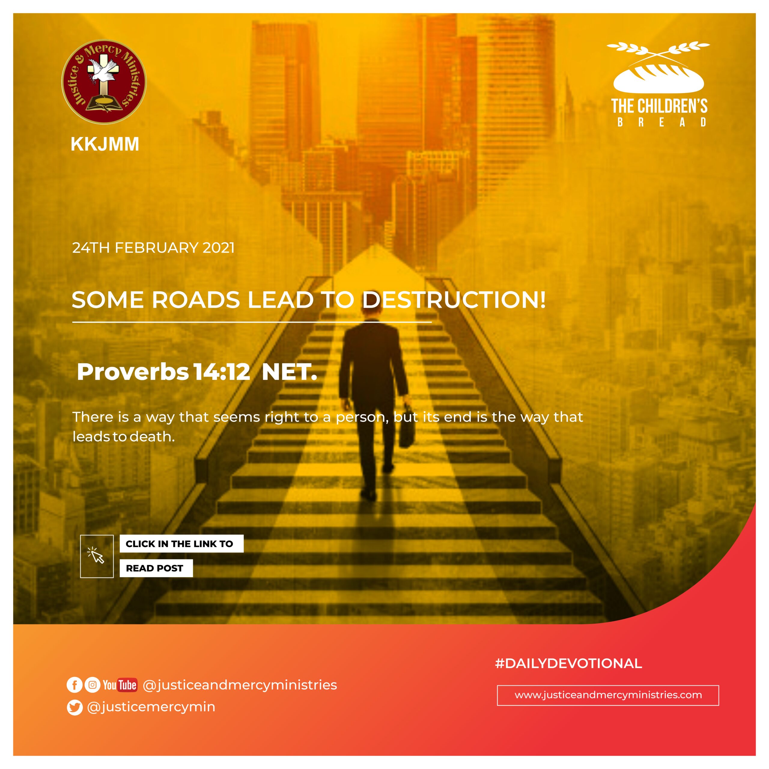 SOME ROADS LEAD TO DESTRUCTION!