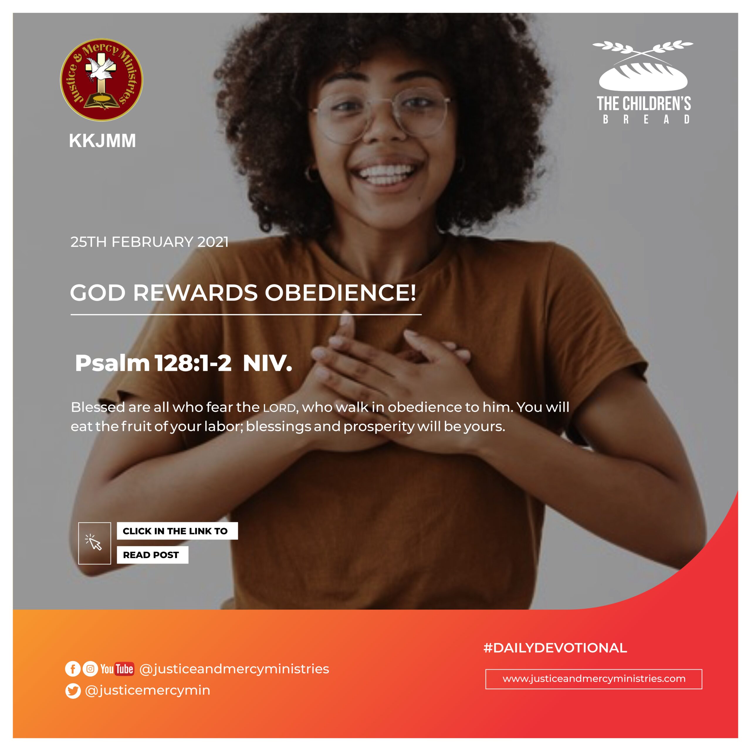 GOD REWARDS OBEDIENCE!